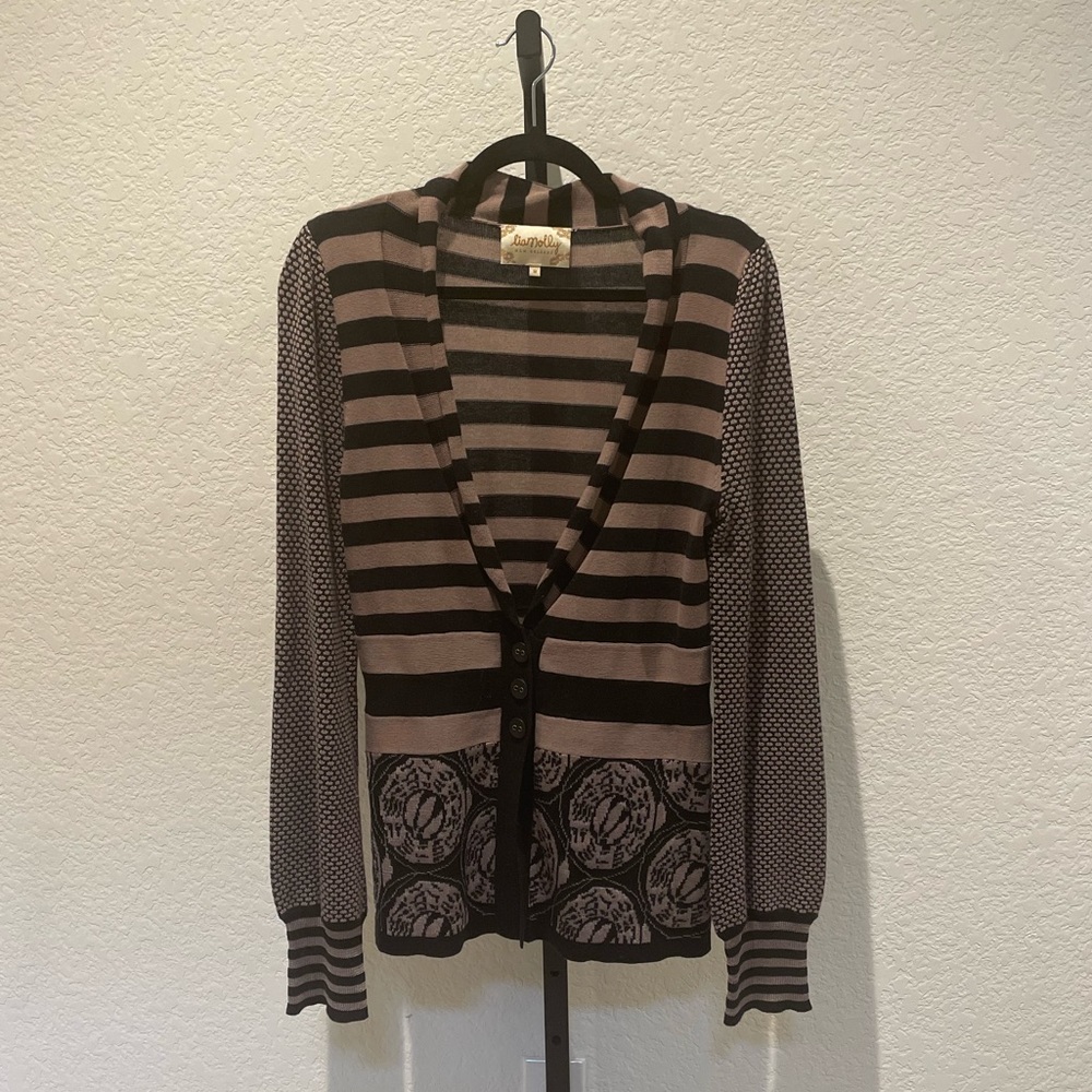 LiaMolly New Orleans Patterned Knit Cardigan